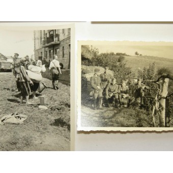 En uppsättning fotografier av en tysk förare vid östfronten.. Espenlaub militaria